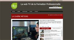 Desktop Screenshot of metiers.webtv.afpa.fr