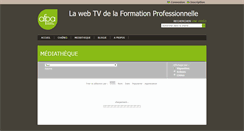 Desktop Screenshot of mediatheque.webtv.afpa.fr